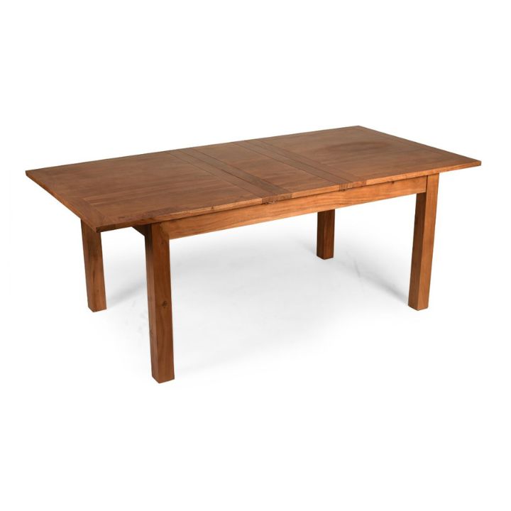 Capri Extendable Dining Table, Light Walnut
