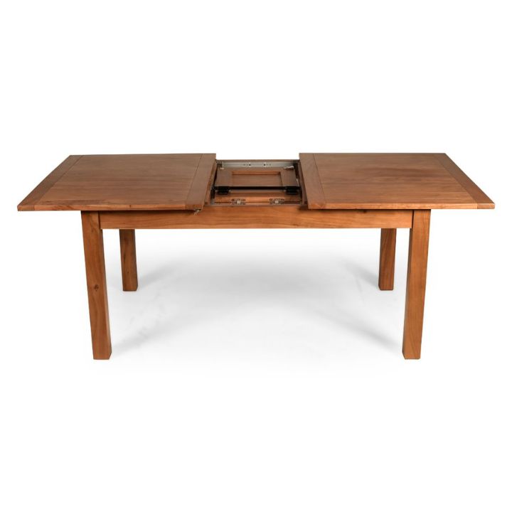 Capri Extendable Dining Table, Light Walnut