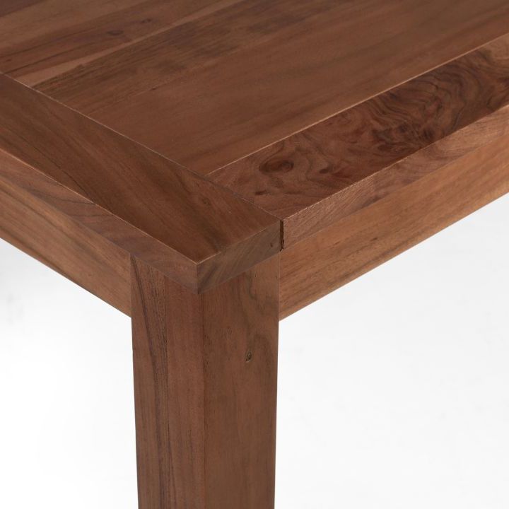 Capri Extendable Dining Table, Light Walnut