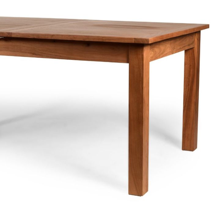 Capri Extendable Dining Table, Light Walnut