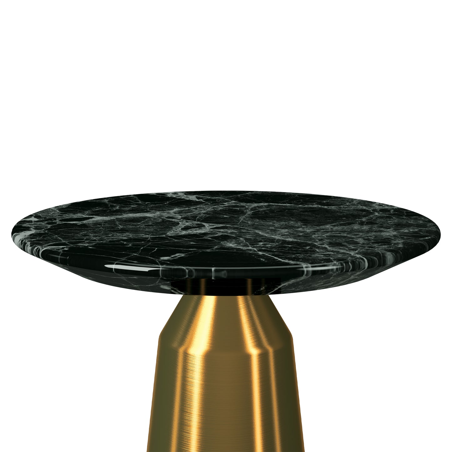 Lodge Gold-marble side table