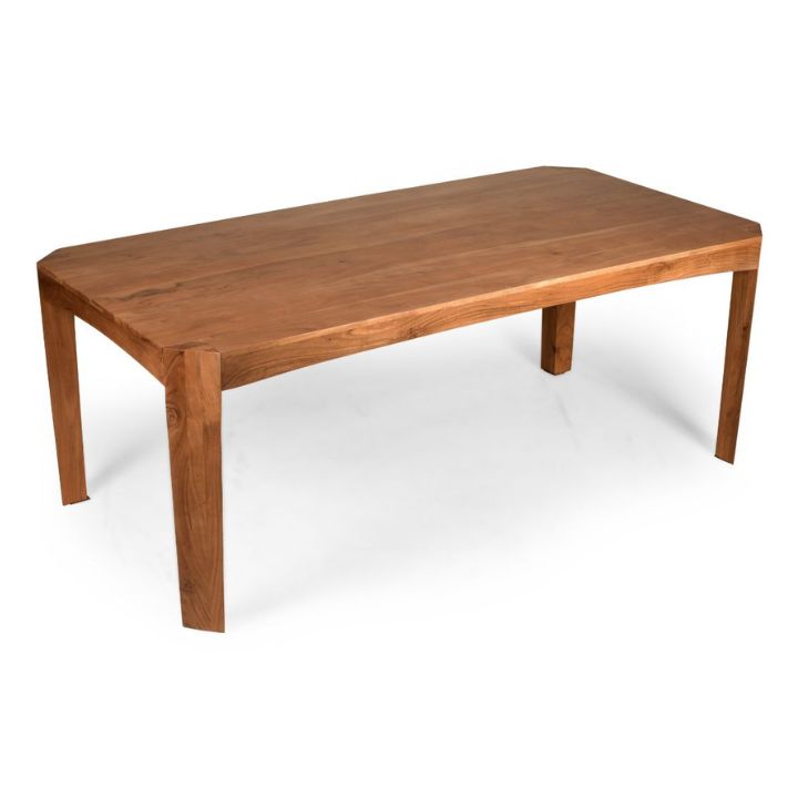 Rimini Dining Table, Light Walnut
