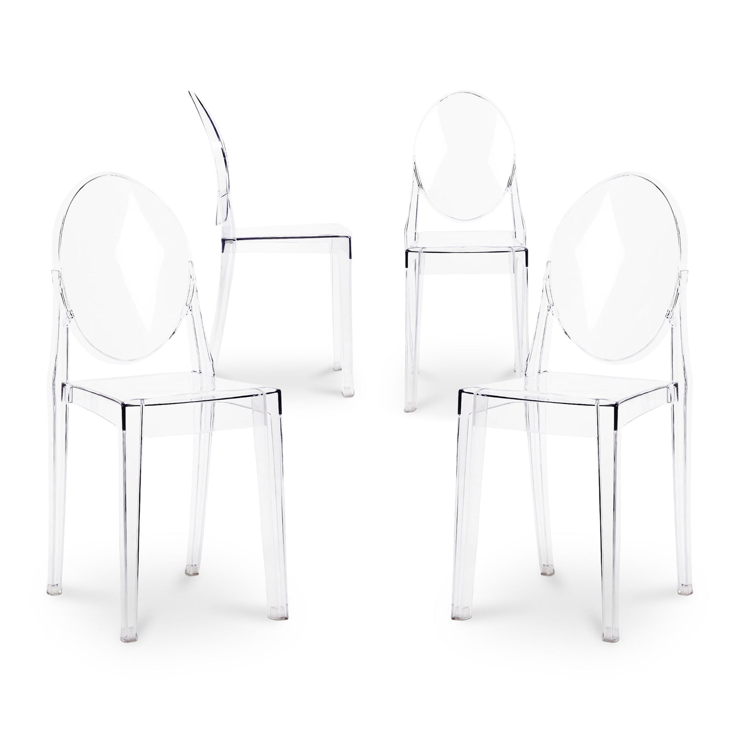 Crystal Dining Chair, Clear