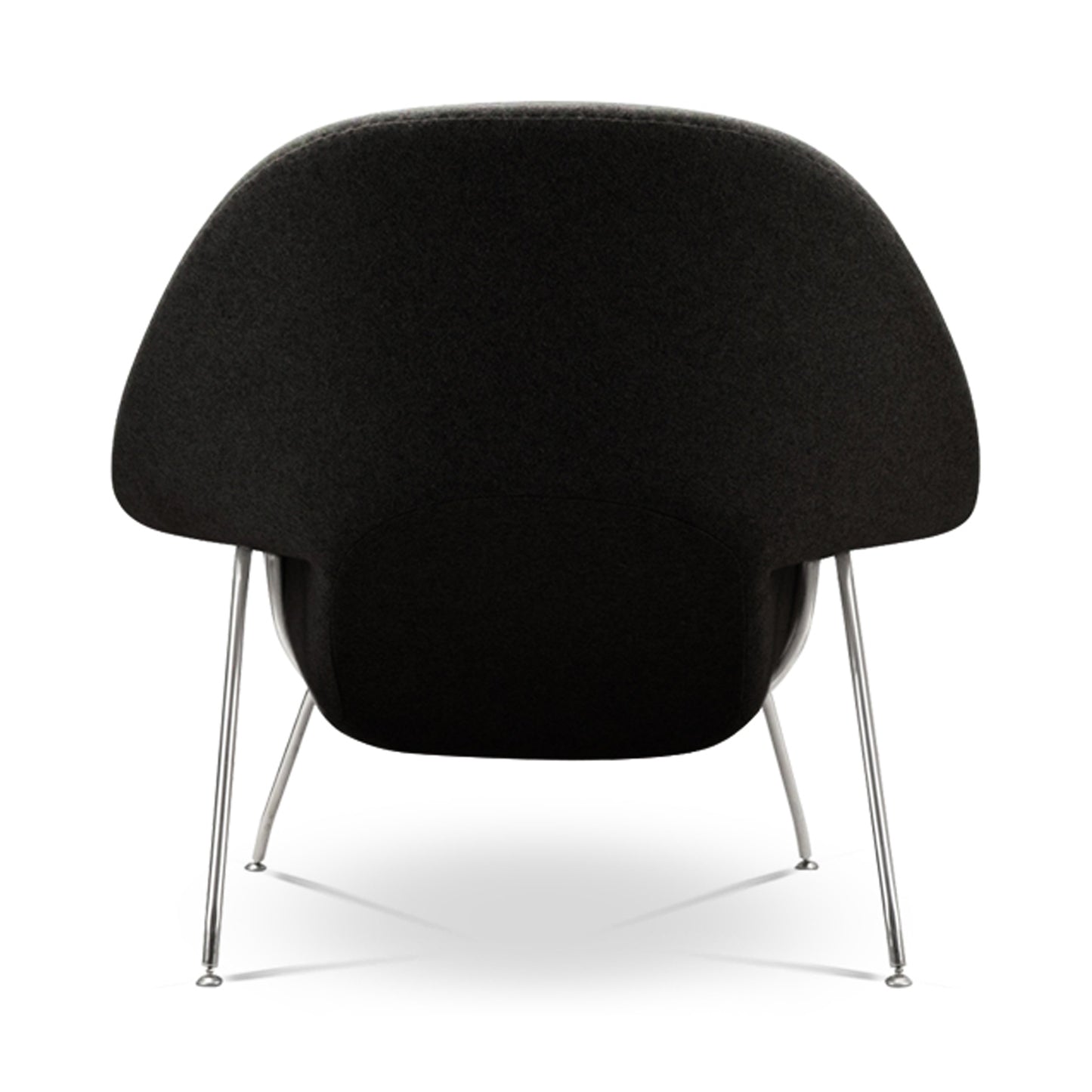 Haven Lounge Chair & Ottoman, Black