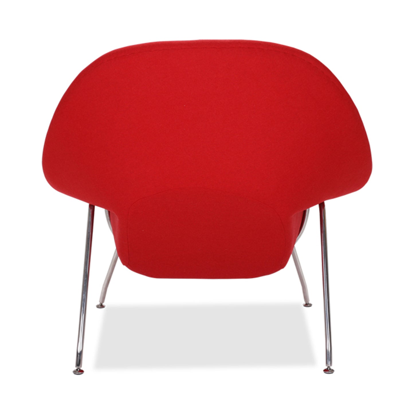 Haven Lounge Chair & Ottoman, Red