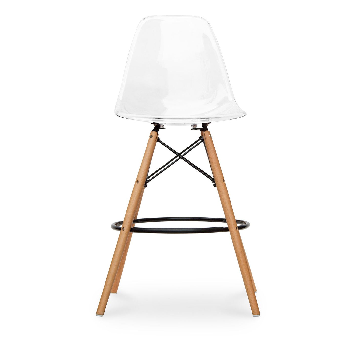 Pyramid Counter Stool, Clear