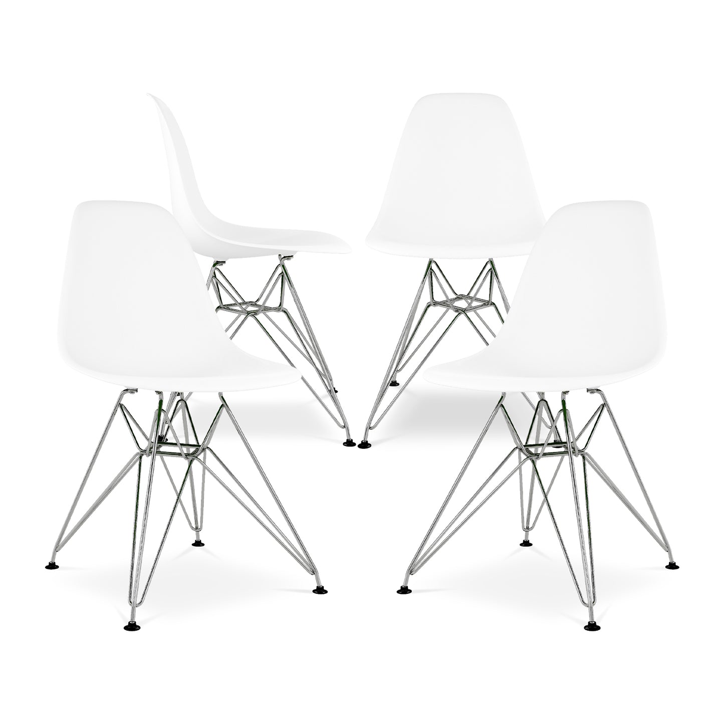 Tower Dining Chair, White