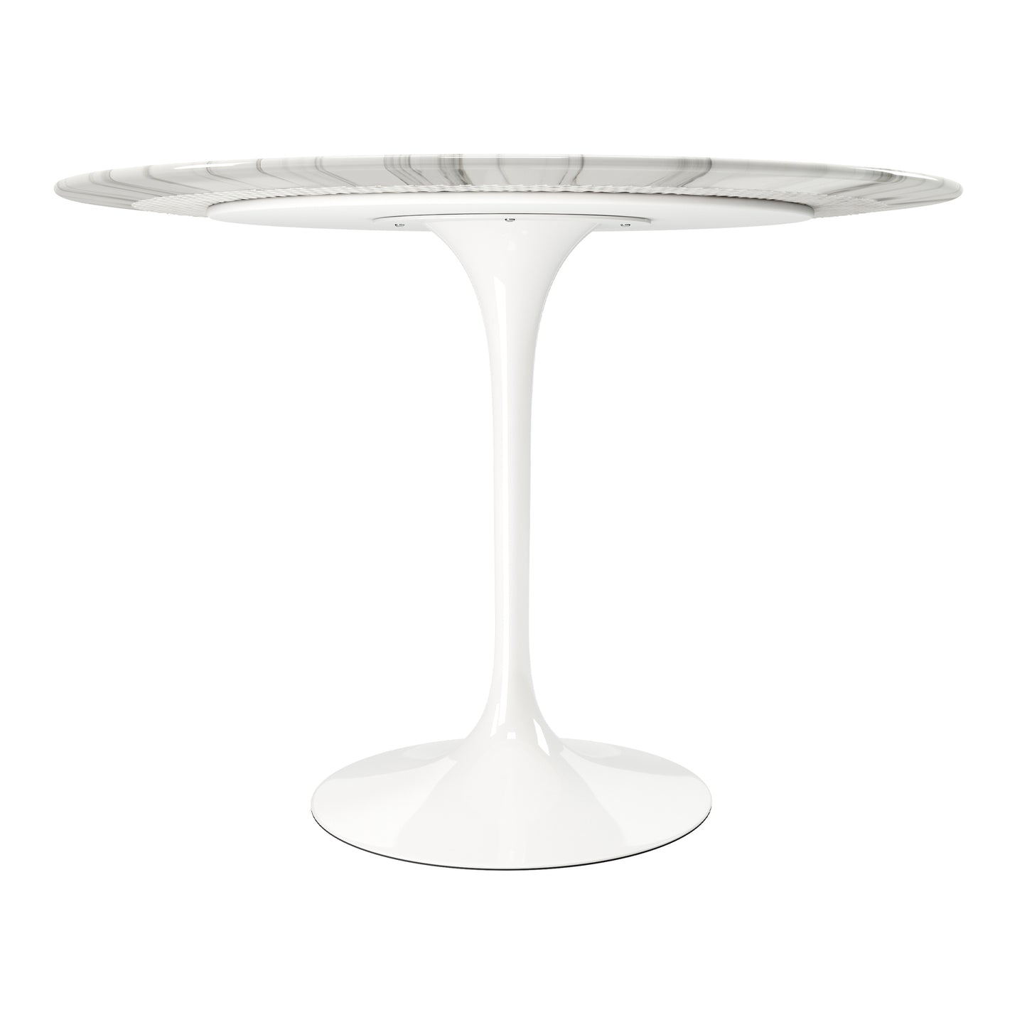 Rose 40" Round Marble Dining Table