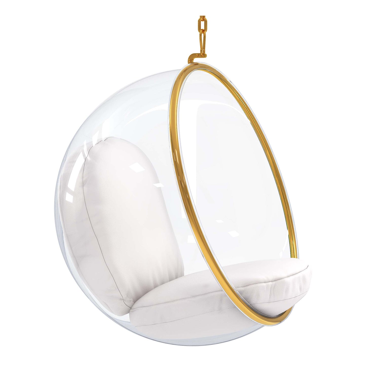 Hanging Bubble Chair, Gold