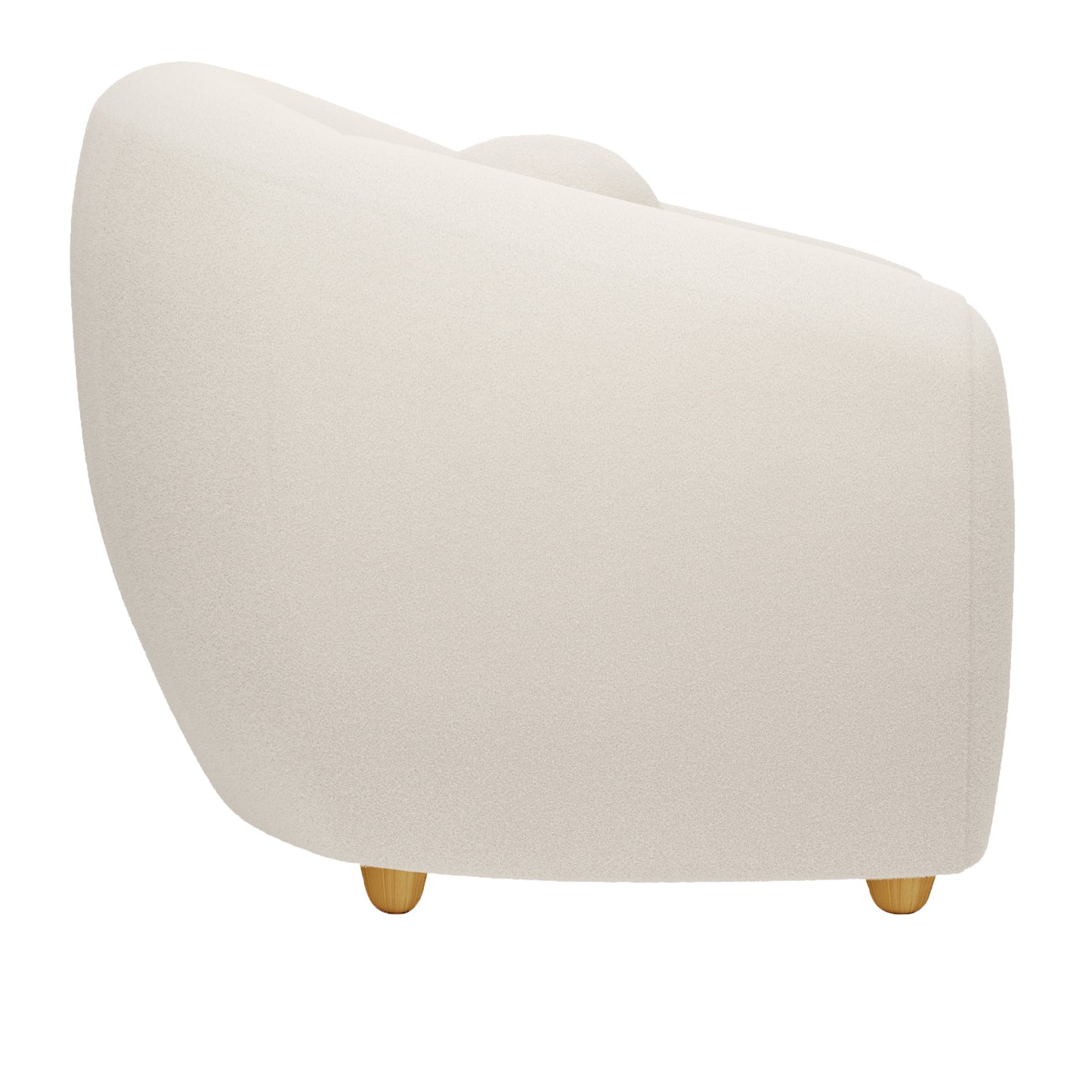 Vista Boucle Chair, White